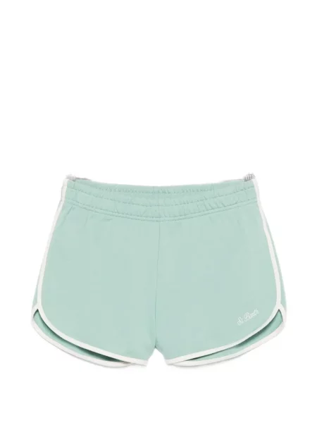 Pantaloni scurți Mc2 Saint Barth cu autograf verde