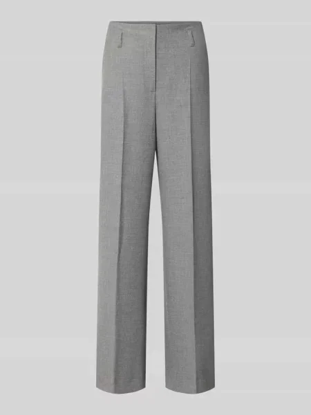 Krój regular fit szerokie spodnie z dodatkiem wełny model ENIE' Seductive