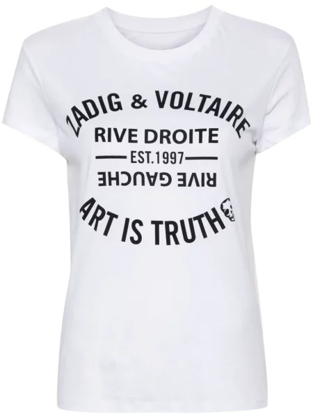 Tricou Zadig&voltaire alb