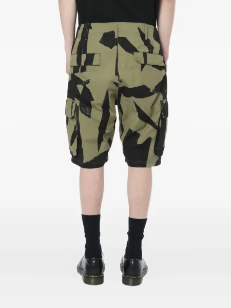 Pantaloni scurți cargo Neighborhood cu imagine negru