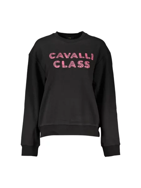 Bluza Cavalli Class z długim rękawem czarna