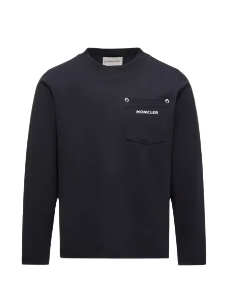 Koszulka dziecięca Moncler Enfant niebieska