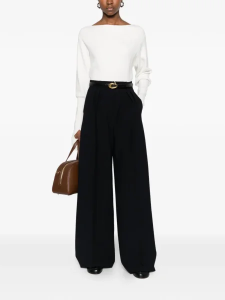 Pantaloni Max Mara albastru