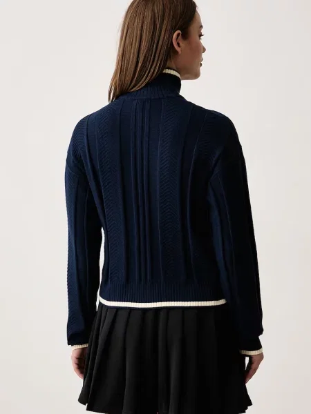 Adidas Originals жилетка дамска Cable Knit Firebird синьо
