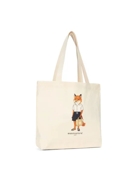 Torba Maison Kitsune beżowa