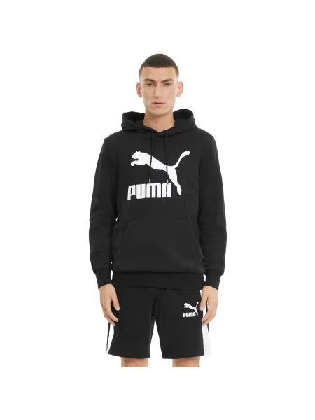 Bluza z kapturem Puma Classics Logo biała
