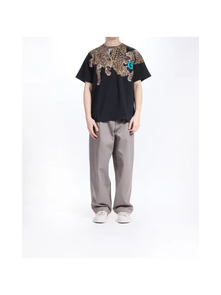 Koszulka Just Cavalli w panterkę