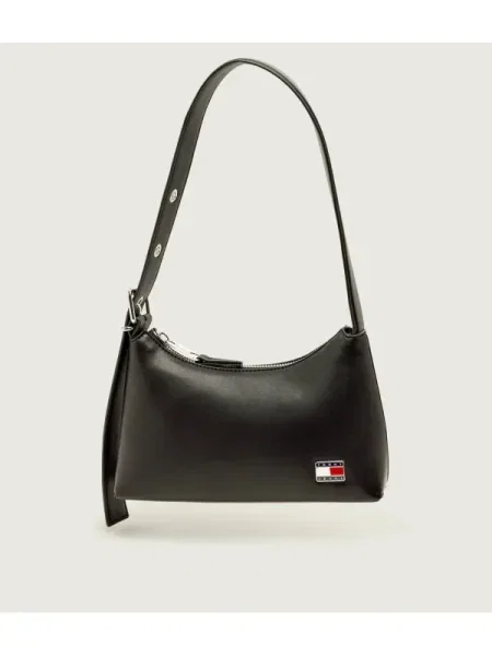 Geanta crossbody Tommy Jeans negru