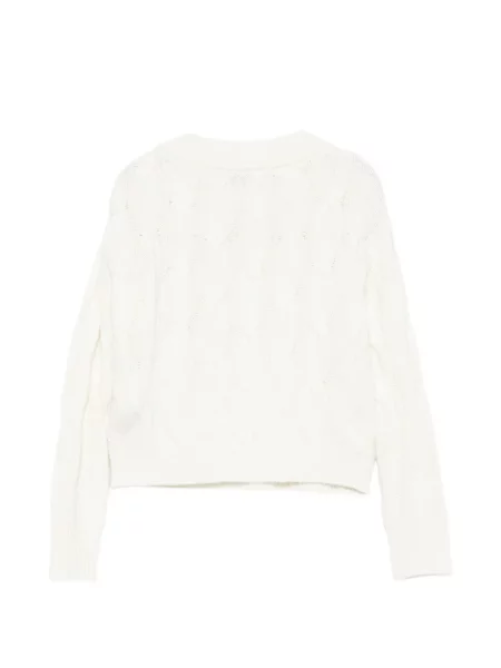 Sweter dziecięcy Moschino biały