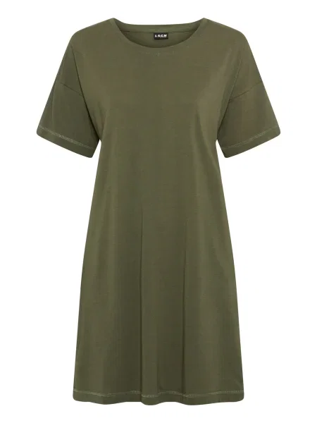 LSCN by LASCANA Spalna srajca nude / kaki črna