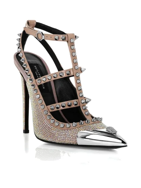 Кожени сандали Philipp Plein