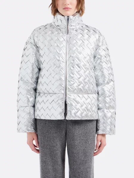 Зимова куртка Emporio Armani срібний