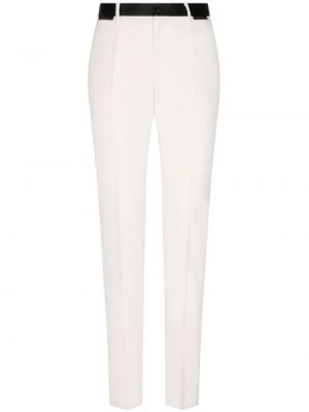 Pantaloni Dolce & Gabbana alb