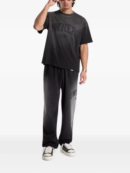 Pantaloni Represent alergare negru