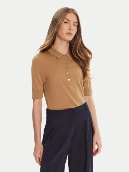 BOSS Tricou polo Fidenka bej