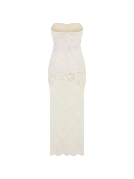 Rochie The Mannei cu volane din dantelă