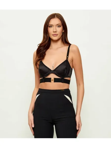 Elisabetta Franchi Top | Cropped Fit negru