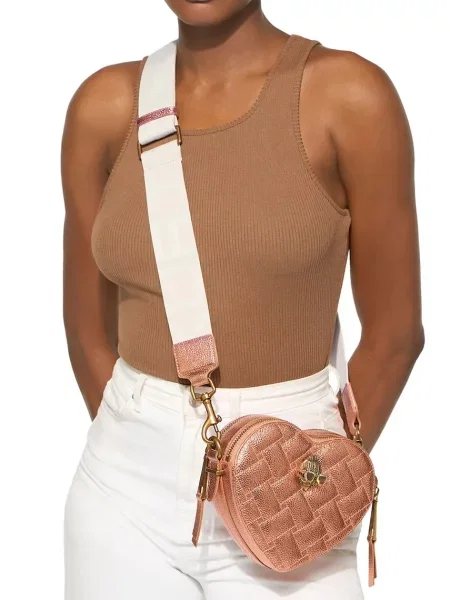 Кожаная сумка через плечо Kurt Geiger London