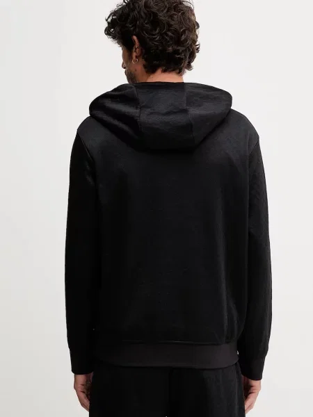 Однотонный свитер Armani Exchange с капюшоном черный