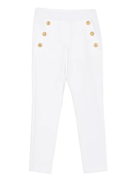 Spodnie dziecięce Balmain białe