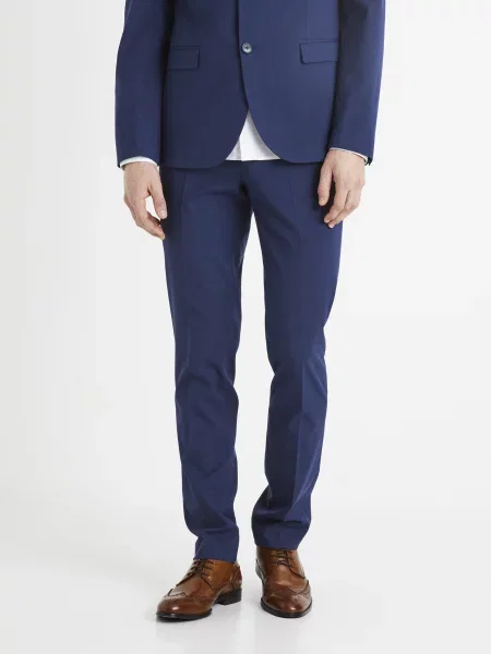 Pantaloni Celio albastru