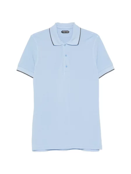Tricou polo Tom Ford albastru