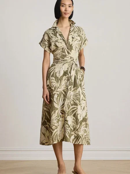 Lauren Ralph Lauren розкльошена сукня лляна