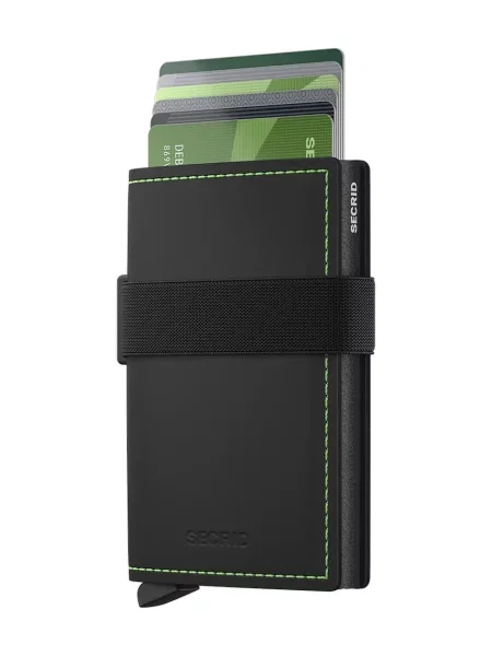 Secrid portofel RFID piele MATTE negru