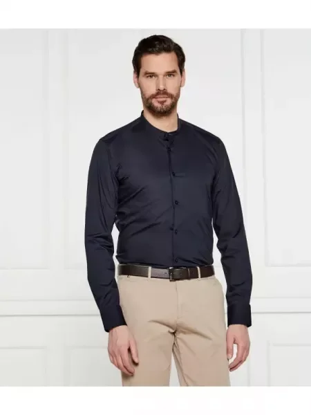 BOSS BLACK Cămașă | easy iron negru