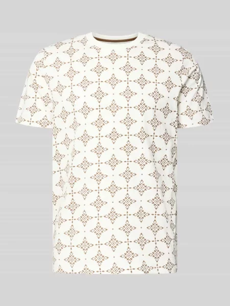 T-shirt o kroju regular fit z czystej bawełny S.oliver Red Label biała