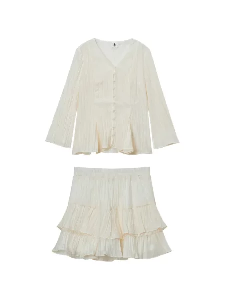 Fustă B+ab cu volane