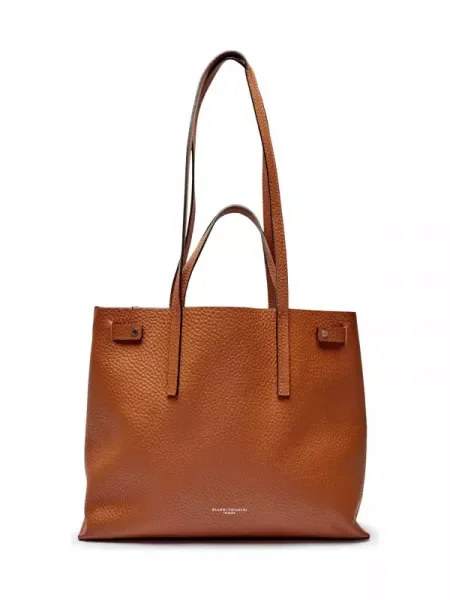 GIANNI CHIARINI De piele geantă shopper Altea maro