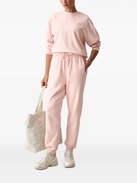 Pulover Adidas By Stella Mccartney cu imagine roz
