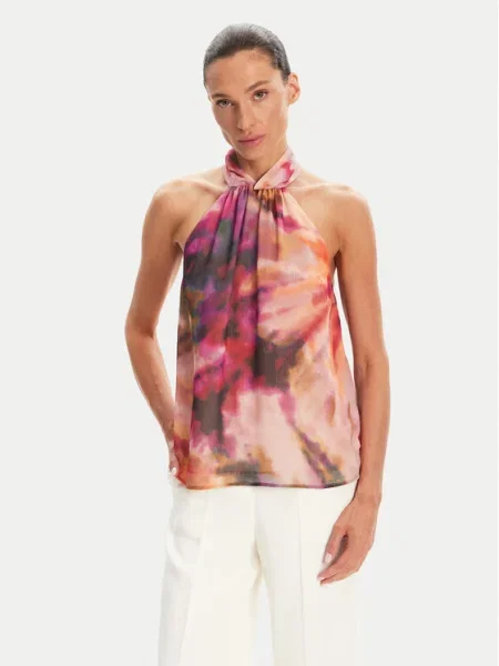 Morgan bluză OPIAL.F cu imprimeu OPIAL.F roz