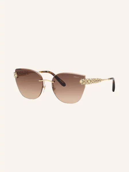 Chopard Okulary Przeciwsłoneczne gold brązowe