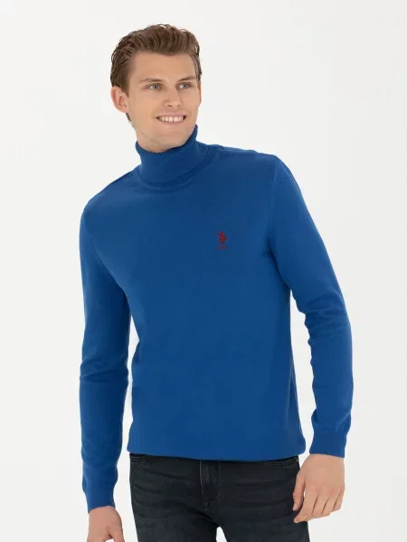Светр US Polo блакитний