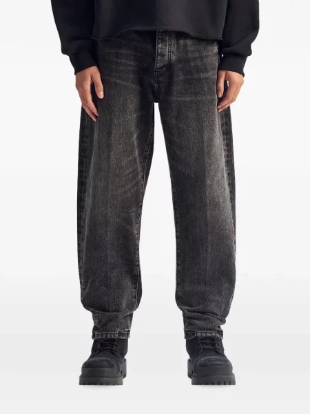 Тесни заужени дънки Purple Brand черно