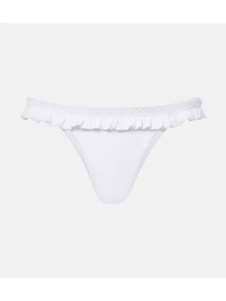 Bikini Faithfull cu volane alb