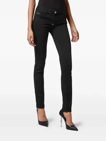 Blugi Philipp Plein cu autograf negru