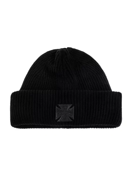 Czapka Vetements wełniana z logo czarna