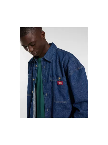 Cămașă de blugi Dickies albastru