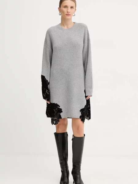 Sukienka mini Pinko szara