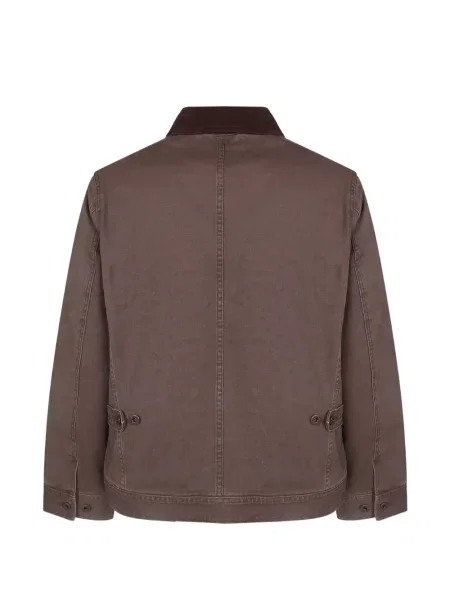 Gulerat geacă Filson de catifea cord maro