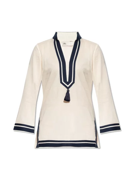 Bluzka Tory Burch beżowa