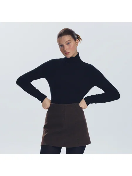 Reserved Miniszoknya sötétbarna