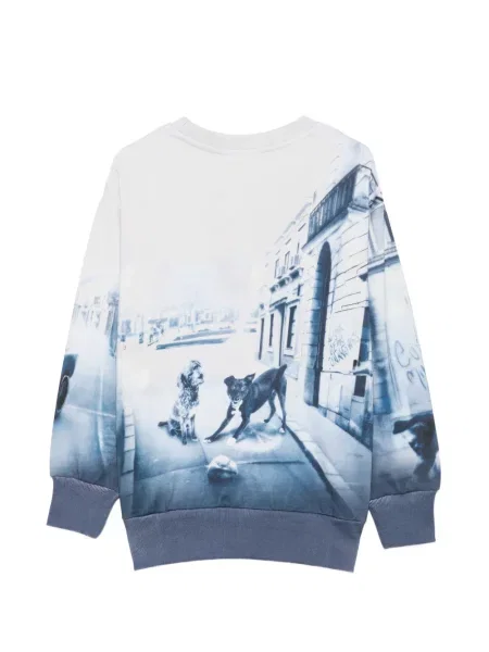Sweter dziecięcy Molo biały