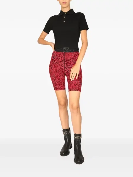 Top Michael Michael Kors cu autograf cu bretele negru