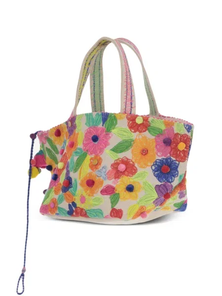 Haftowana torebka Pero w kwiatki