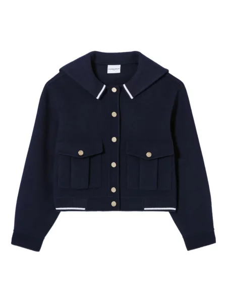 Kołnierzykowy kurtka Claudie Pierlot niebieska