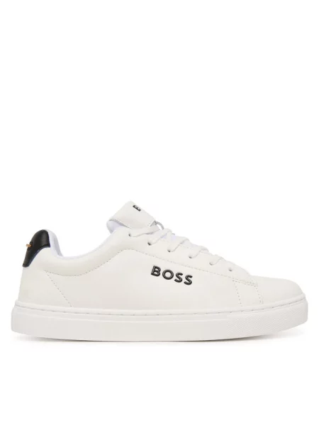 Sneakersy BOSS białe